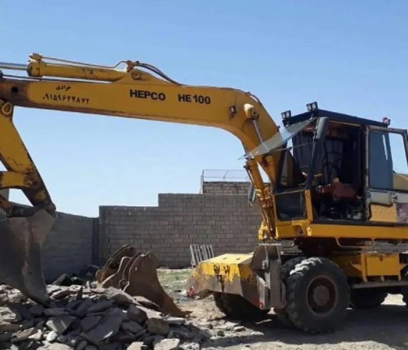 بیل لاستیکی هپکو HE100 مدل 1377